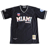 MIAMI GIANTS BASEBALL JERSEY (BLACK) - Allstarelite.com