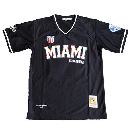 MIAMI GIANTS BASEBALL JERSEY (BLACK) - Allstarelite.com