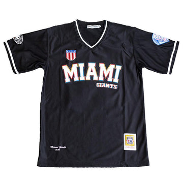 MIAMI GIANTS BASEBALL JERSEY (BLACK) - Allstarelite.com