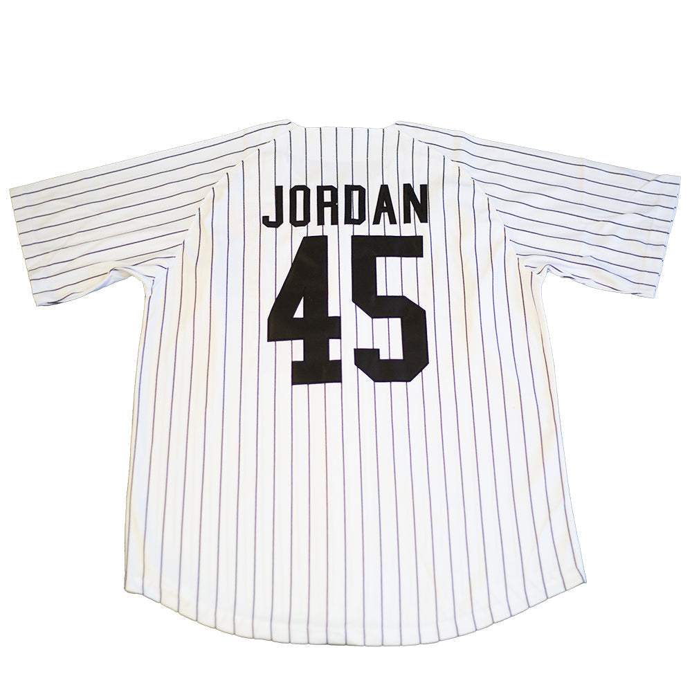 YOUTH MICHAEL JORDAN BASEBALL JERSEY (WHITE) – All Star Elite