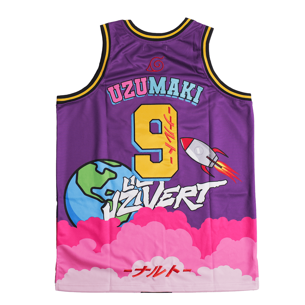 NARUTO X UZI VERT BASKETBALL JERSEY FUSE - Allstarelite.com