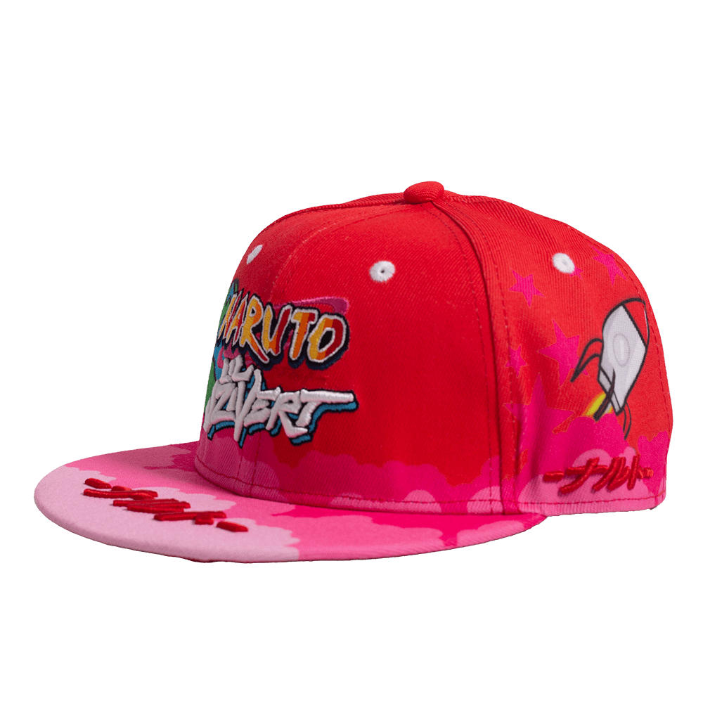 NARUTO X UZI VERT FITTED HAT RED - Allstarelite.com