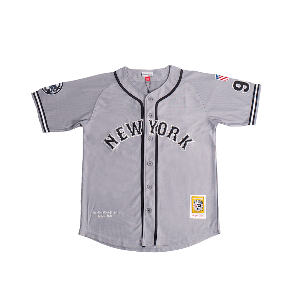 NEW YORK BLACK YANKEES OFFICIAL BUTTON DOWN JERSEY - Allstarelite.com