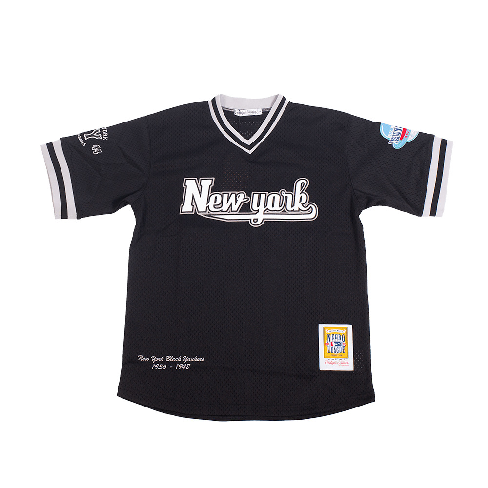 NEW YORK BLACK YANKEES PULLOVER BATTING PRACTICE JERSEY - Allstarelite.com