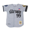 NEW YORK BLACK YANKEES STRIPPED #99 BASEBALL JERSEY - Allstarelite.com