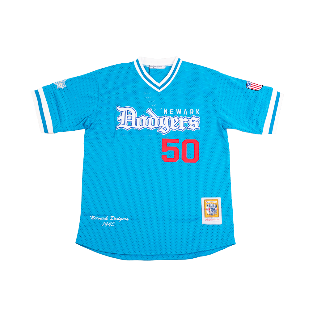 NEWARK DODGERS PULLOVER BATTING PRACTICE JERSEY BLUE - Allstarelite.com