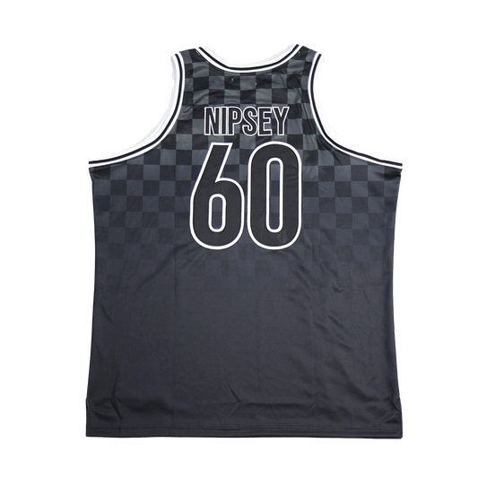 NIPSEY HUSSLE BOOGIE BLACK YOUTH BASKETBALL JERSEY - Allstarelite.com