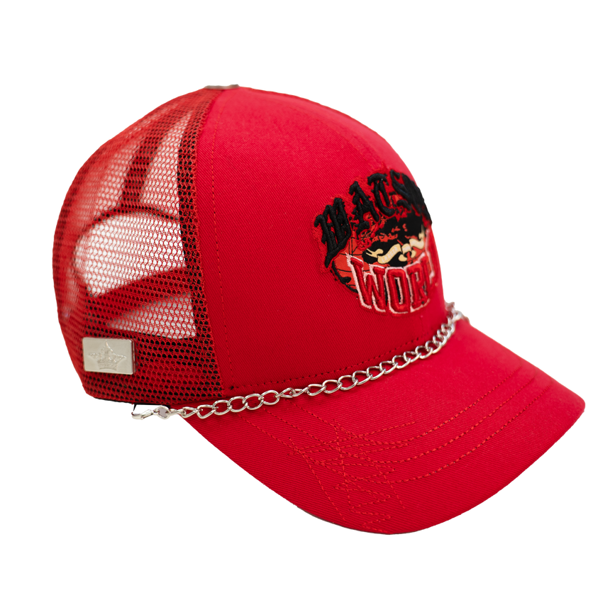 WATSON LARGER THAN LIFE ITSELF TRUCKER HAT (RED)