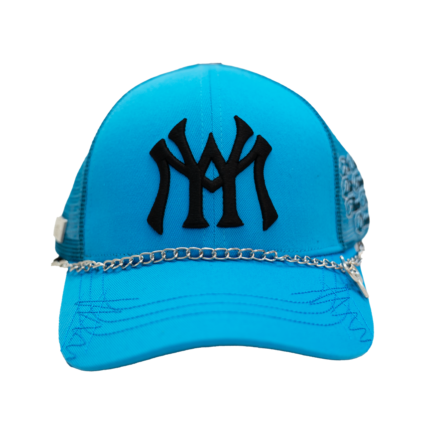 WATSON WORLDWIDE DIE ENORMOUS TRUCKER HAT (BLUE)