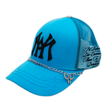 WATSON WORLDWIDE DIE ENORMOUS TRUCKER HAT (BLUE)