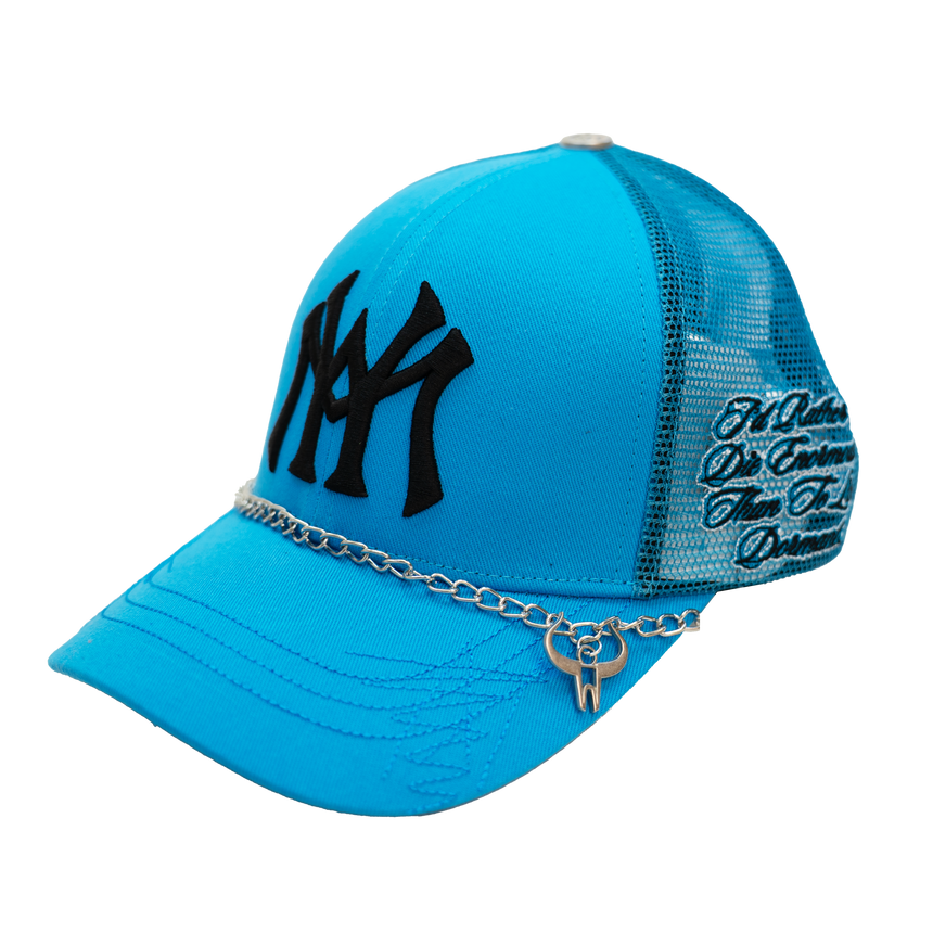 WATSON WORLDWIDE DIE ENORMOUS TRUCKER HAT (BLUE)