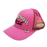 WATSON HOUSE OF DOUBLES TRUCKER HAT (PINK)