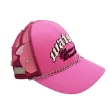 WATSON HOUSE OF DOUBLES TRUCKER HAT (PINK)