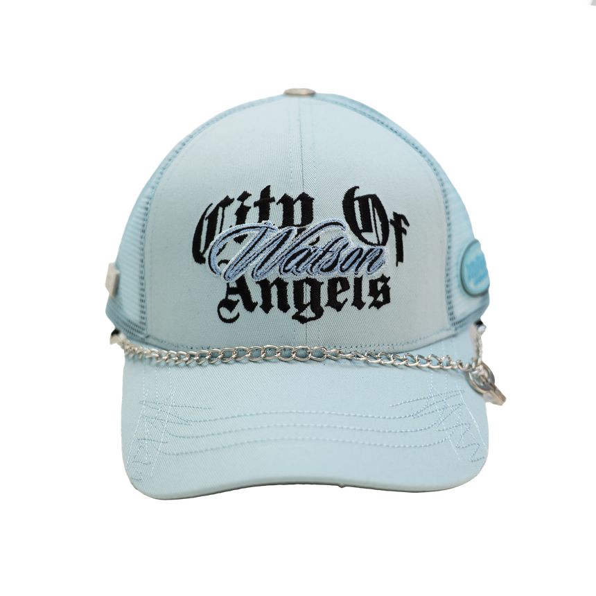 WATSON CITY OF ANGELS TRUCKER HAT (TEAL)
