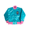 ODB TEAL SATIN JACKET - Allstarelite.com