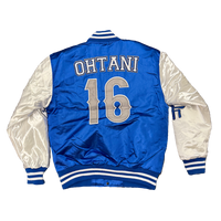 OHTANI SATIN JACKET (BLUE)