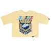WATSON TRACK AND FIELD CROPPED T-SHIRT (CREAM)
