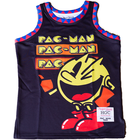 PACMAN BLACK YOUTH BASKETBALL JERSEY - Allstarelite.com
