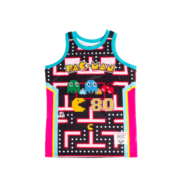 PACMAN GAME OVER BASKETBALL JERSEY - Allstarelite.com