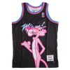 Pink Panther Basketball Jersey (Black), black, pink and blue sleeveless basketball jersey – alternate view 2