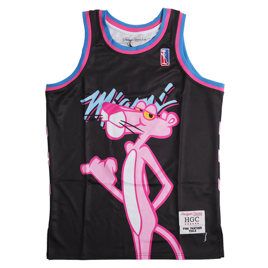 PINK PANTHER BASKETBALL JERSEY (BLACK)