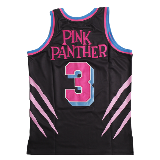 Pink Panther Basketball Jersey (Black), black, pink and blue sleeveless basketball jersey