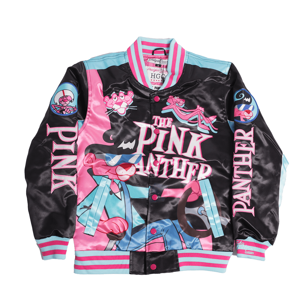 PINK PANTHER YOUTH SATIN JACKET - Allstarelite.com