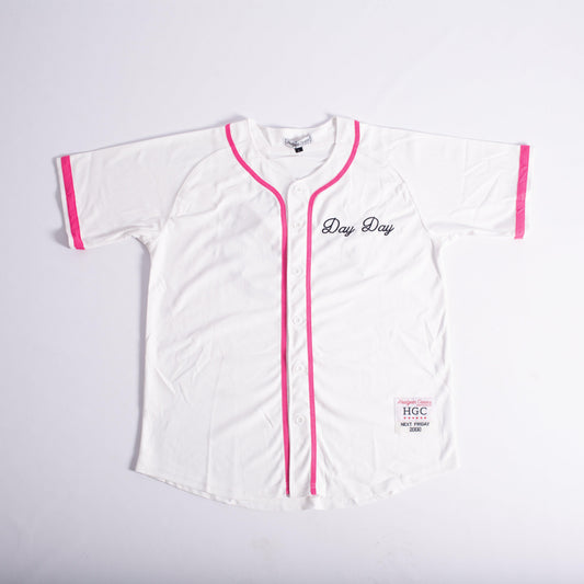PINKY'S RECORD SHOP WHITE BASEBALL JERSEY - Allstarelite.com