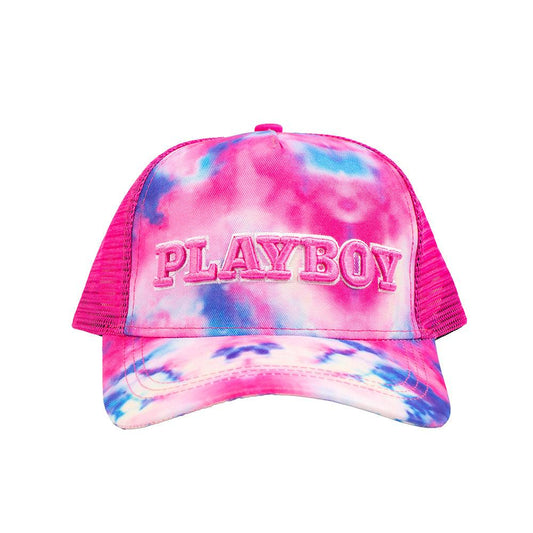 PLAYBOY TIE DYE TRUCKER HAT - Allstarelite.com