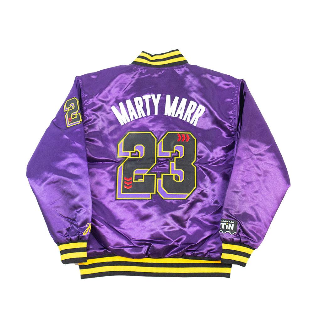 Purple Martin Marty Marr Satin Jacket - Allstarelite.com