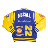 QUINCY MCCALL "22" LOVE AND BASKETBALL VARSITY JACKET - Allstarelite.com