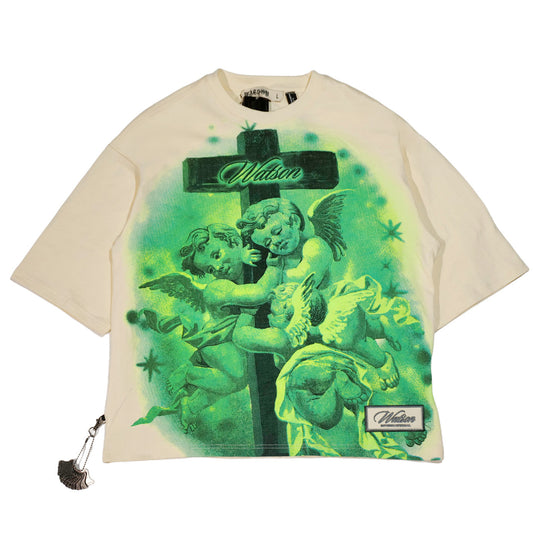 WATSON CALM HEARTS CREAM TSHIRT