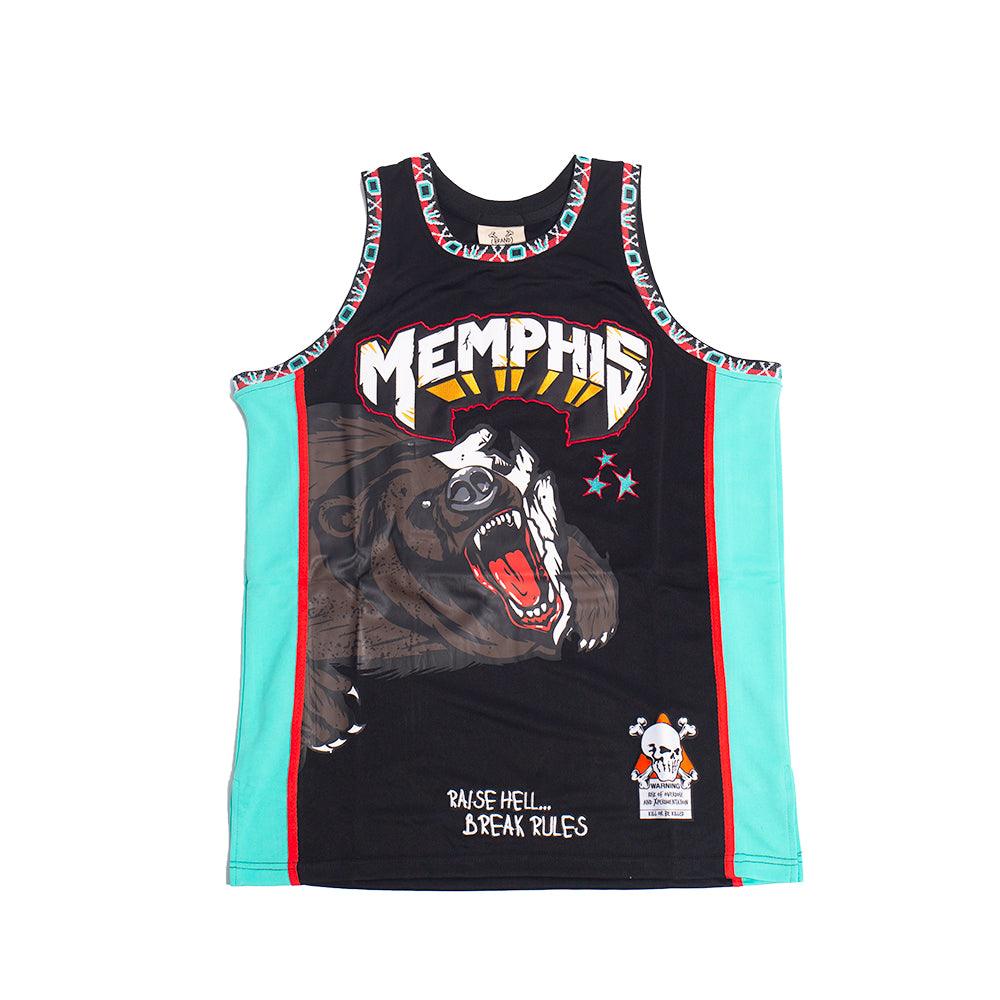 RAISE HELL IN MEMPHIS BASKETBALL JERSEY - Allstarelite.com