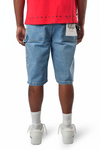 LIGHT WASH CARPENTER SHORTS