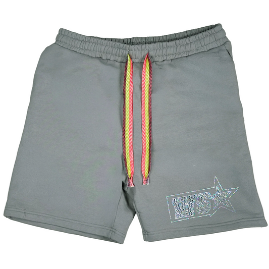 WATSON STUDIOS PLATE EMBELLISHED SEDONA GRAY SHORTS