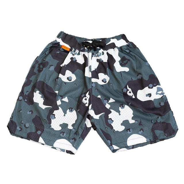 SKULL CAMO MESH SHORTS - Allstarelite.com