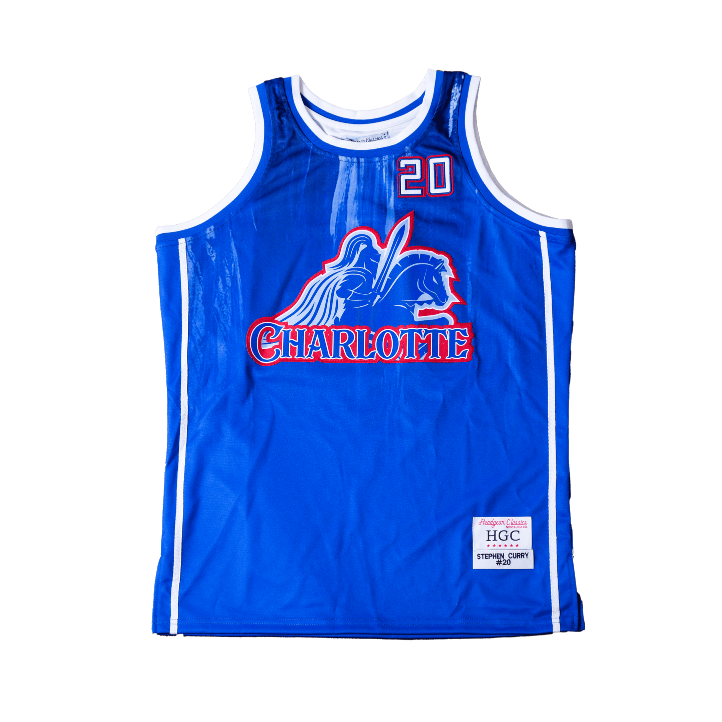 STEPHEN CURRY ALTERNATE BLUE HIGH SCHOOL BASKETBALL JERSEY - Allstarelite.com