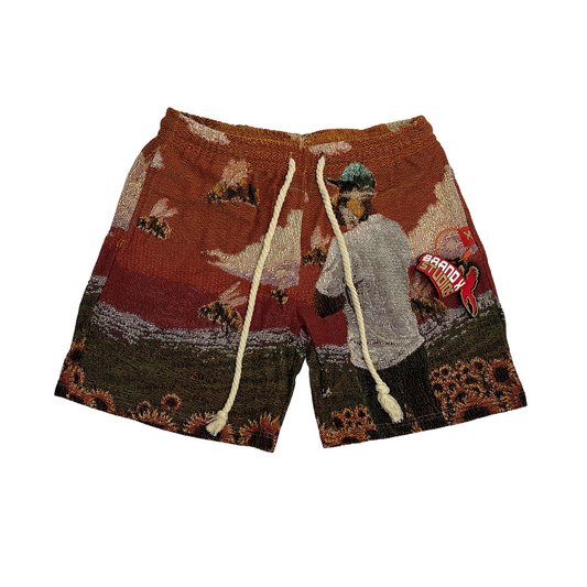 FLOWER BOY TAPESTRY SHORTS
