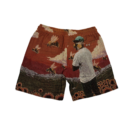 FLOWER BOY TAPESTRY SHORTS