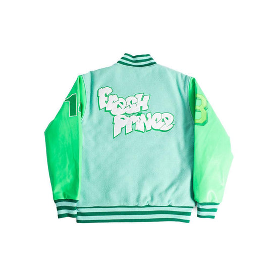 The Fresh Prince Bel-Air Academy Varsity Jacket In Green - Allstarelite.com