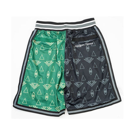 TISA MONOGRAM BASKETBALL SHORTS GREEN/BLACK