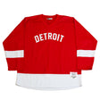 TUPAC DETROIT HOCKEY JERSEY IN RED/WHITE - Allstarelite.com