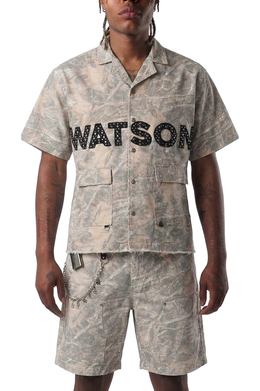 WATSON CAMO DENIM WORK SHIRT