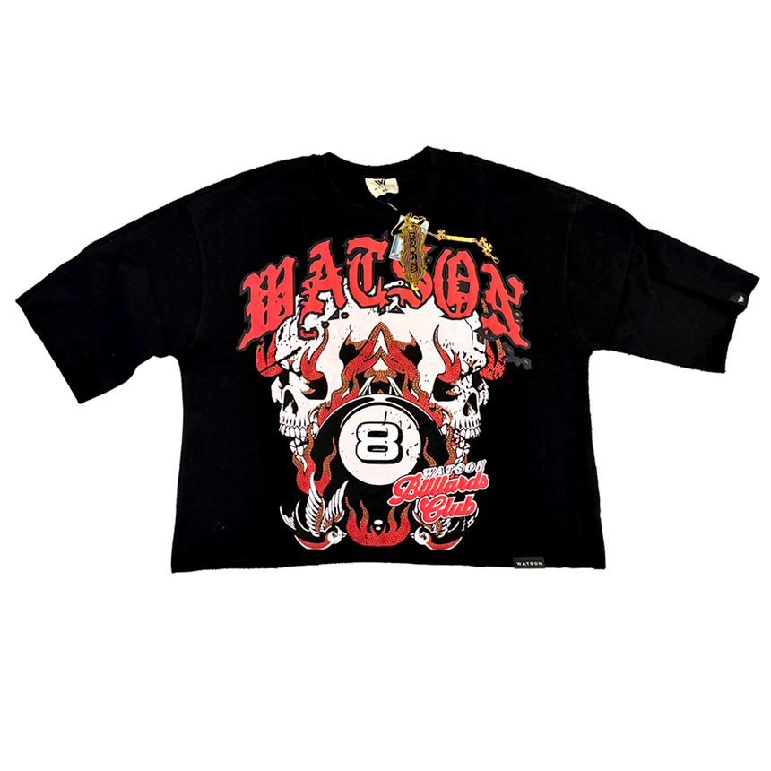 WATSON BILLIARDS CLUB T-SHIRT (BLACK)