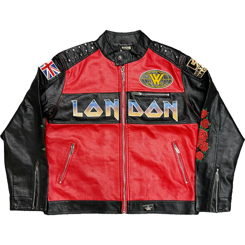 WATSON WORLD TOUR MOTO JACKET (BLACK/RED)
