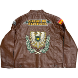 WATSON BARCELONA MOTO JACKET (BROWN)