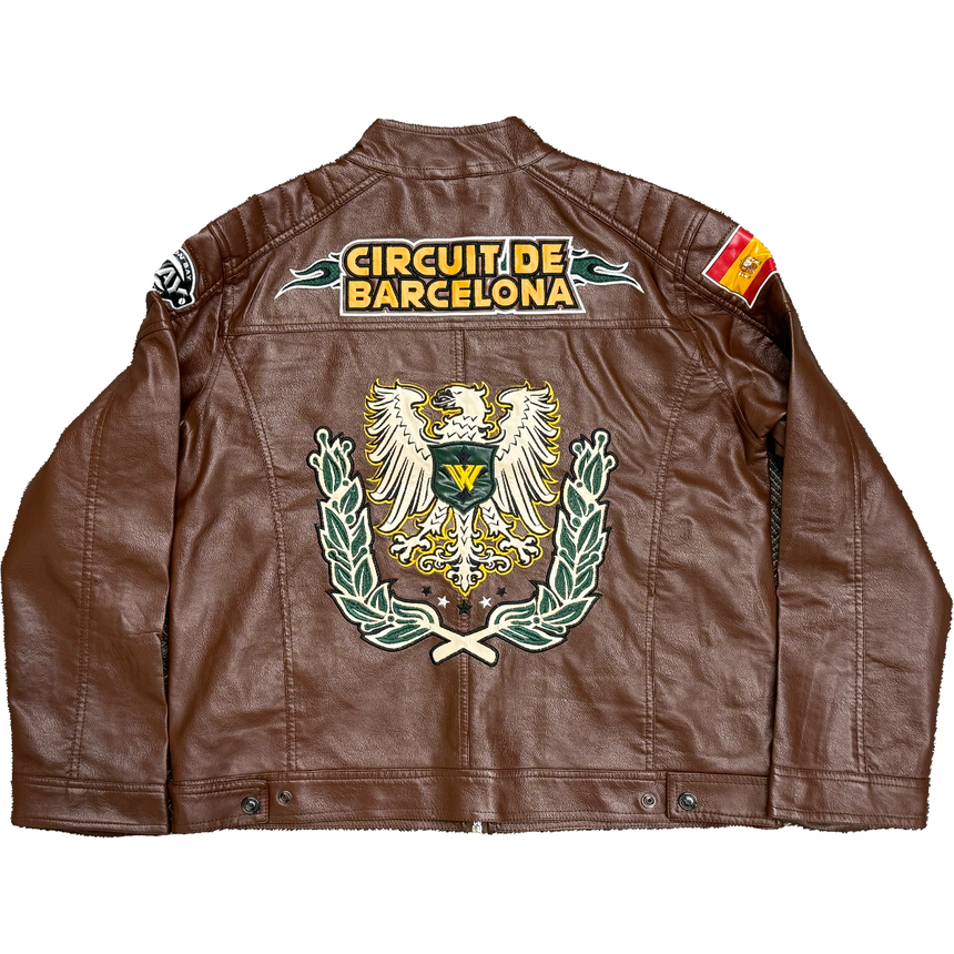 WATSON BARCELONA MOTO JACKET (BROWN)