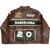 WATSON BARCELONA MOTO JACKET (BROWN)