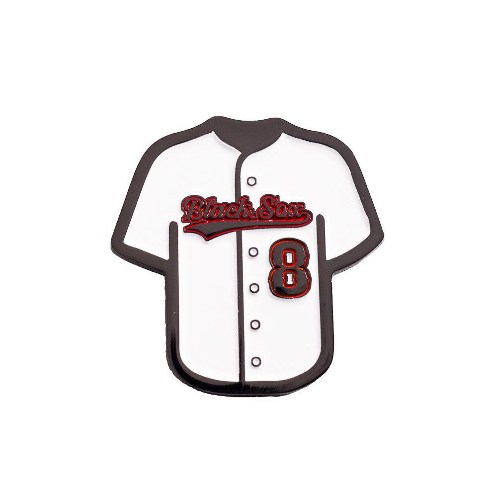 WHITE BALTIMORE BLACK SOX JERSEY PIN - Allstarelite.com