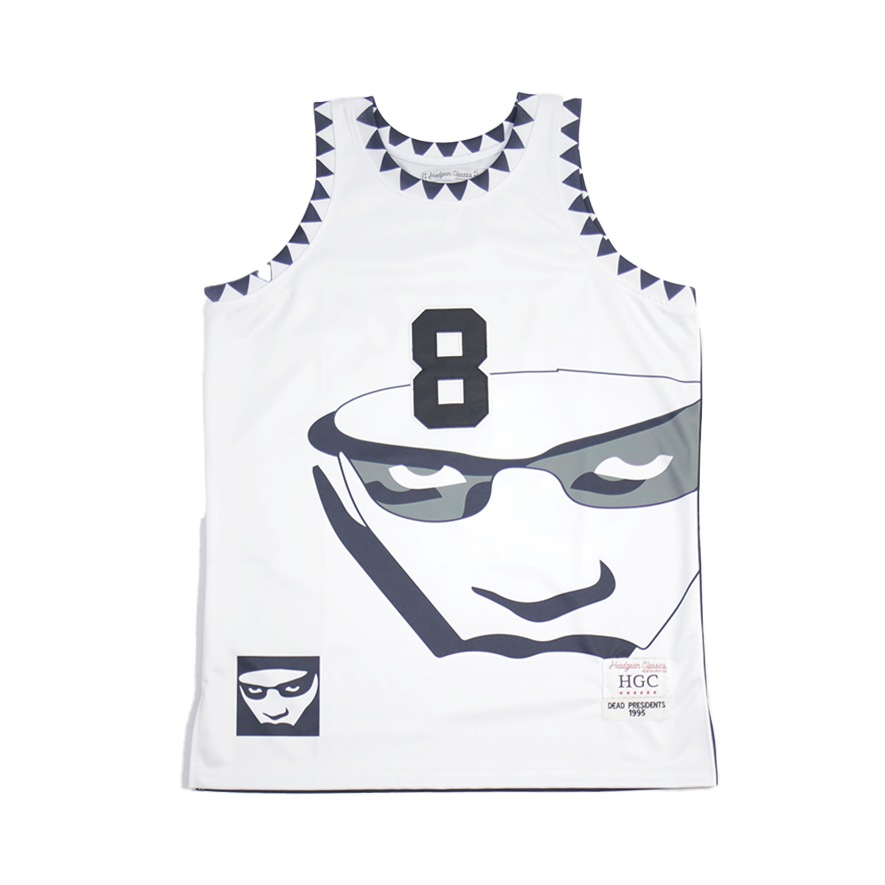 WHITE DEAD PRESIDENTS BASKETBALL JERSEY - Allstarelite.com